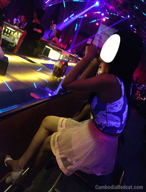 Girl in Phnom Penh Nightclub